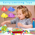 3-5,Early 3+ Button Art Toys for Toddlers, Color Matching Mosaic Pegboard for Age Preschool Learning Activity Button