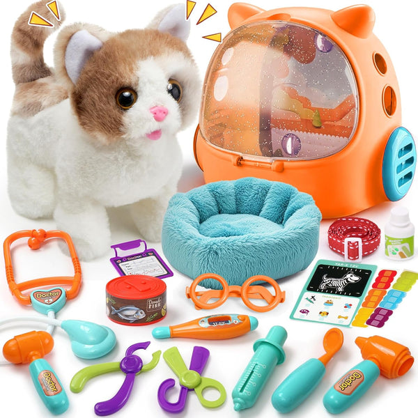 TUZT 17PCS Interactive Cat Toys for Kids, Toys for 3 4 5
