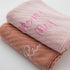 Monogrammed Rosanbella Personalized Baby Blanket - Custom Knit with Embroidery, Baby Name Blanket | Perfect for Baby