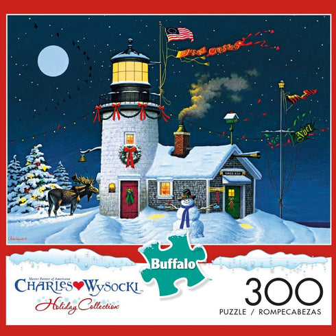 Buffalo Games - Charles Wysocki - Take Out Window - 300 Piece Jigsaw Puzzle for Adults 14 and up Challenging Puzzle Perfect for Game Nights - Finished Puzzle Size is 21.25 x 15.00
