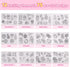 201pcs 24 12 (75 Set Shrink Paper Keychain Kit, Blank & Pre-Cut Sheets Patterns) Crafts Kits for Kids Adults, Shrinking