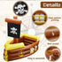 2 Cunhill Pieces Inflatable Pirate Ship Cooler Inflatable Cooler for Halloween Pirate Ship for Food Beverage Serving