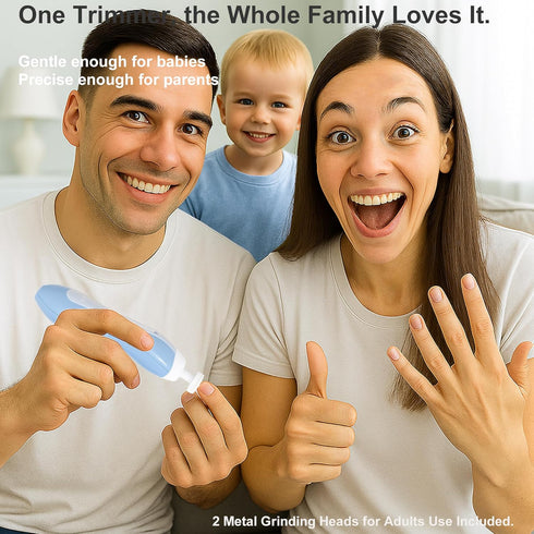 Trimmer 4-Stage 18-Pcs Fansidi Baby Nail Electric, Easy & Safe Nail File for Newborn to Toddler, Whisper-Quiet