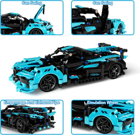 STEM Remote Control Car Building Kit for Kids Age 8-12, 2in1 Robots Building Set, RC Car Toy Set for Boys Girls