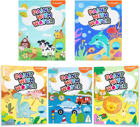 YPLUS Paint with Water Books for Toddlers, Art Craft Toys Watercolor Painting