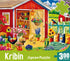 300 Piece Jigsaw Puzzle - Vibrant Farm Garden Cottage for Adults and Kids
