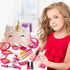 Set 3-5, 4-6, 3 4 5 6 7 8 Pretend Makeup Kit for Toddlers Girls, Play Makeup for Kids Unicorn Toy Purse with Fake Make
