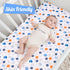 1 Pack Crib Sheet - Sports Theme Nursery Bedding Sheet - Footballs Printed Standard Size Infant Bed Sheet Basketball