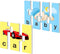 72 Word Spelling Puzzles with Error-Correction Mechanism, Perfect for Preschool Learning (36 Blocks Double Sided)