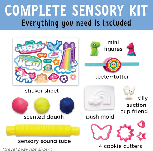 3-5+, Creativity for Kids Sensory On The Go Kit: Magical Playground - Sensory Bins for Toddlers Ages Unicorn Gifts