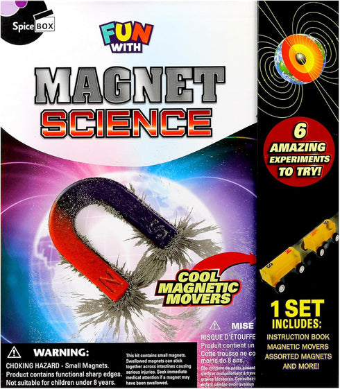 SpiceBox Fun with Magnet Science Kit, Discover the Power of Magnetism
