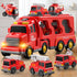 3 4 5 6 3-5, Set, Set 3-9 JUKUDAHU Truck Toys for Years Old Boys, Toddler Car Toys for Toddler Boys Ages Fire Toys Car