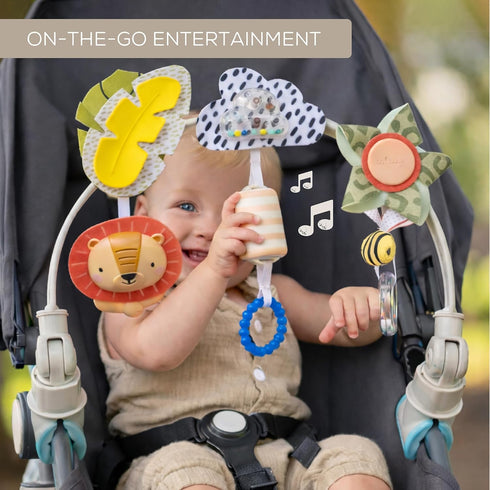 3-6 Taf Toys Savannah Adventures Arch with Fascinating Toys, Stimulates Babys Senses & Motor Skills Development |