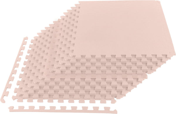 Foam Floor Tiles - 48sqft Soft Nontoxic Baby Play Mat - Interlocking