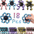 Sengtin 18pcs Random Fidget Spinners,DIY Deformable Robot Fingertip Toys,Decompression Spinner,Deformable Creative Mechanical Gyro