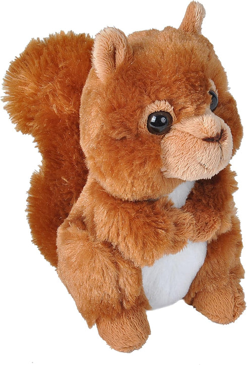 Wild Republic Red Squirrel Plush, Stuffed Animal, Plush Toy, Gifts for Kids, Hug’ems, 7 inches