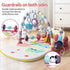 Tummy 5 Jovow Baby Gym with Musical Piano,Baby Play Mat Time Baby Activity Gym Mat with Infant Learning Sensory