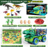 3-5 8 Set 5-7 Dinosaur Cars Truck Toys for Kids with Dinosaur Figures, Activity Play Mat, Jurassic Play for Boys