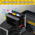 3 4 5 6+ Construction Semi Trailer Truck Toy, Large Flatbed Truck Carrier with Excavator and Dump Vehicle, Lights