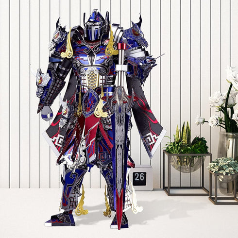 Piececool 3D Metal Puzzles - The Titan Figure Mecha Model Building Kits with DIY Tools, Brain Teaser Puzzle Gifts for