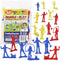 Tim Mee PEOPLE Play Figures - 18pc Playset in Yellow, Red, & Blue - Made in USA