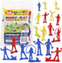 Tim Mee PEOPLE Play Figures - 18pc Playset in Yellow, Red, & Blue - Made in USA