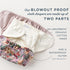 3-Pack, 2 (18-35lbs) Esembly Cloth Diaper Inner - Organic Cotton Fitted Diaper- Soft, Ultra-Absorbant, Trim-Fitting