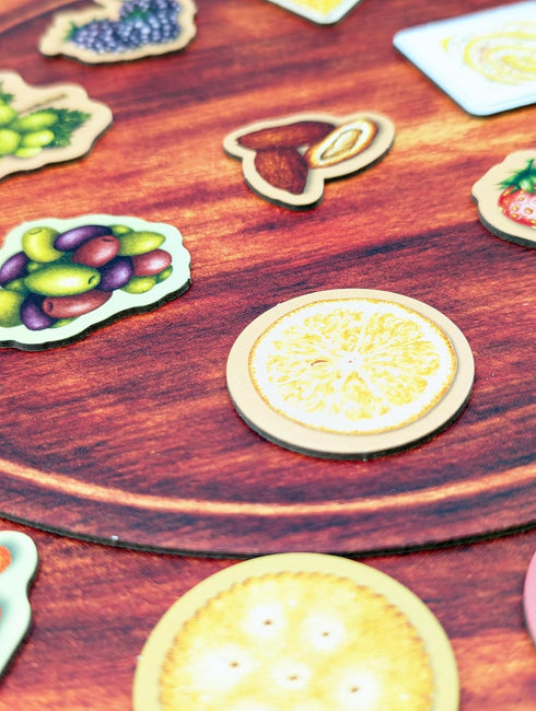 Th3rd World Studios 3WS 2-6 14+ Charcuterie Board Game by - Deliciously Themed Strategy Game for Players, Ages