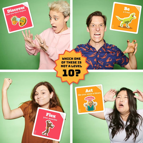 On a Scale of One to T-Rex by Exploding Kittens: Card Game for People Who Are Bad at Charades