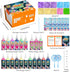 20 (11 6 3 10 3+ Timetome Magic Water Elf Toy Kit for Kids Gels Standard + Glitter + Glow) & Molds, DIY Squishy Maker