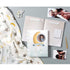 C.R Gibson Love You to The Moon Baby Swaddle Blanket - 100% Cotton, 40'' W x 40'' L