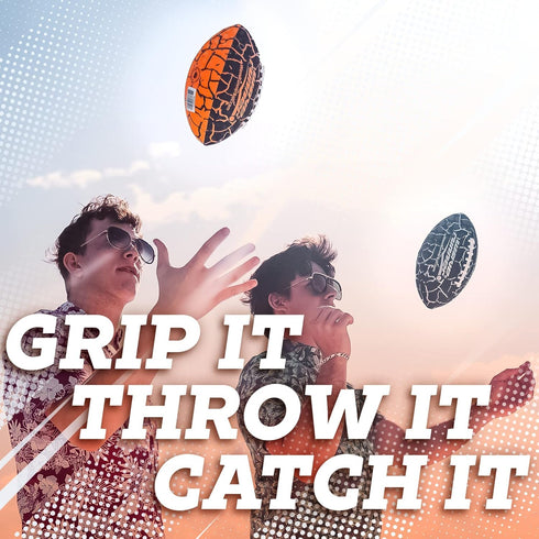 Wave Runner Grip It Waterproof Junior Size Football, 9.25 Size, Durable & Double Laced for Beach and Outdoor Games