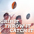 Wave Runner Grip It Waterproof Junior Size Football, 9.25 Size, Durable & Double Laced for Beach and Outdoor Games