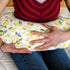 Summer Vintage Lemons Baby Nursing Pillow Covers for Boy Girl Lemon Branch Leaves Flowers Nursing Pillowcase