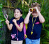 Backpack. Set Adventure Kidz - Outdoor Exploration Kit, Childrens Toy Binoculars with Case, Flashlight, Compass, Fox