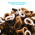 Qarwayoc 1 Inch, 4 Mini Hair Ties for Girls, Toddlers and Infants - Tiny No Damage Ponytail Holders and Bands (Diameter