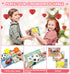 30 Pack Valentine Cards for Kids - Classroom Gifts with Sports Squeeze Balls for School Prizes