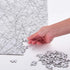 Bgraamiens Puzzle-The Lines - 1000 Pieces Black and White Simple Fashion Challenge Jigsaw Puzzles
