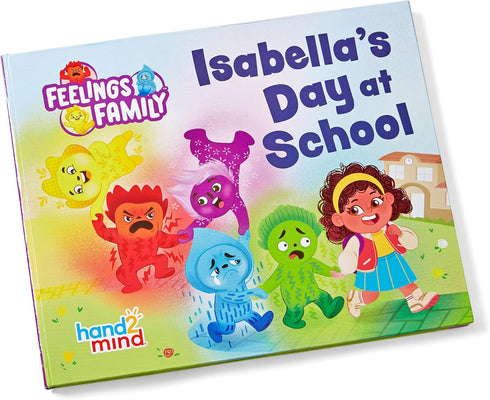 hand2mind Set, Feelings Family Introductory Storybook and Plush Toddler Emotions Books, Calm Down Corner Supplies