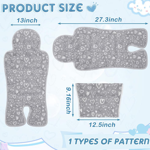 Summer Pinkunn Gel Car Seat Baby Cooling Pad for Breathable Stroller Cooler Pad Multifunctional Carseat Cooling Mat