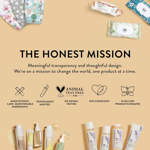 The Honest Company Silicone-Free Conditioner, Gentle for Baby, Lavender Calm, 10 fl oz