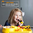 Set 3 set Dinneractive Dining for Kids - Piece Construction Themed Toddler Utensils & Toddler Plates - Toddler Forks