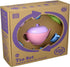Set, 17 Communication Green Toys Tea Pink CB - Piece Pretend Play, Motor Skills, Language & Kids Role Play Toy. No BPA