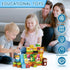 Zerxpho 60PCS Set, 3+ Mini Magnetic Building Cubes Adventure-themed Magnetic Blocks, Portable Magnetic Travel Blocks