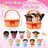HyDren Basket Plush Baby Dolls, Set of 10 Soft Diversity Dolls 6'' Multicultural Sensory Toys for All Ages