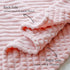 HOMRITAR Baby Blanket for Girls, Super Soft Cozy Warm Toddler Blanket, 3D Jacquard Design, Pink 30 x 40 Inch
