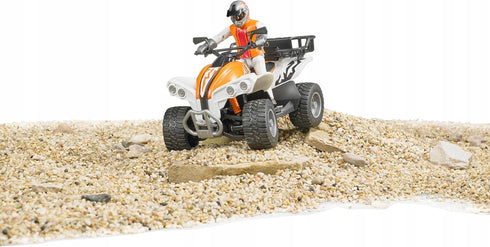 Bruder Quad with Driver - Realistic Toy Vehicle (Colors Vary)