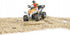 Bruder Quad with Driver - Realistic Toy Vehicle (Colors Vary)