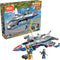 Mega Construx Fighter Jet Construction Set with character figures, Building Toys for
