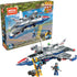 Mega Construx Fighter Jet Construction Set with character figures, Building Toys for